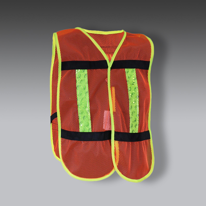 chalecos para la seguridad industrial de malla con bies de alta visibilidad ninos modelo sr 1011crlkids marca jyrsa