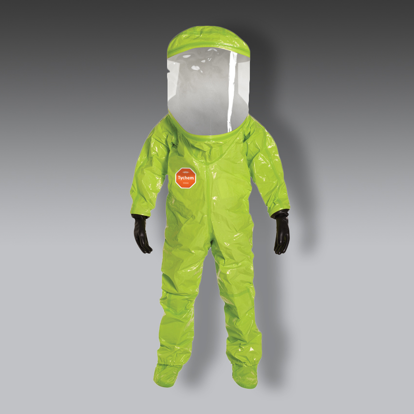 chalecos para la seguridad industrial dupont tychem 10000 traje encapsulado nivel a modelo tk555t marca tyvek