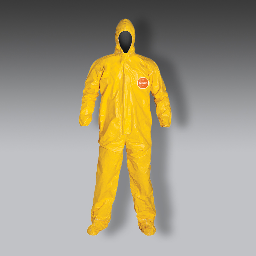 chalecos para la seguridad industrial dupont tychem 2000 overol modelo qc122t marca tyvek