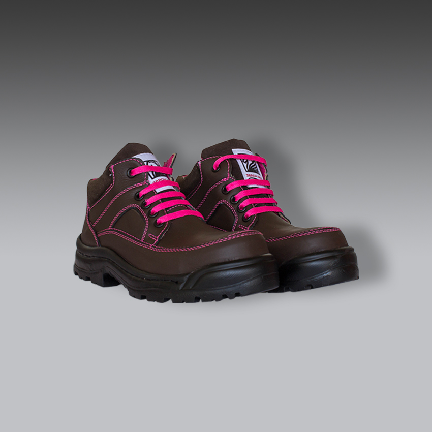 botas para la seguridad industrial dama poliamida cafE rosa modelo 630 marca masther