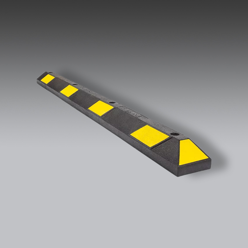 senalamientos viales para la seguridad industrial topes de estacionamiento de caucho modelo h 4608 marca uline